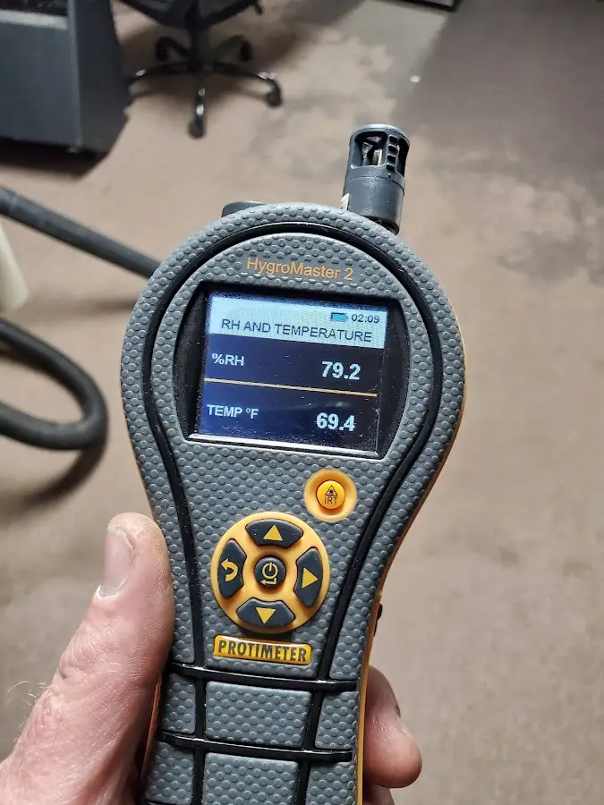 Moisture meter humidity assessment for Fire & Smoke Damage Restoration in Griswold
